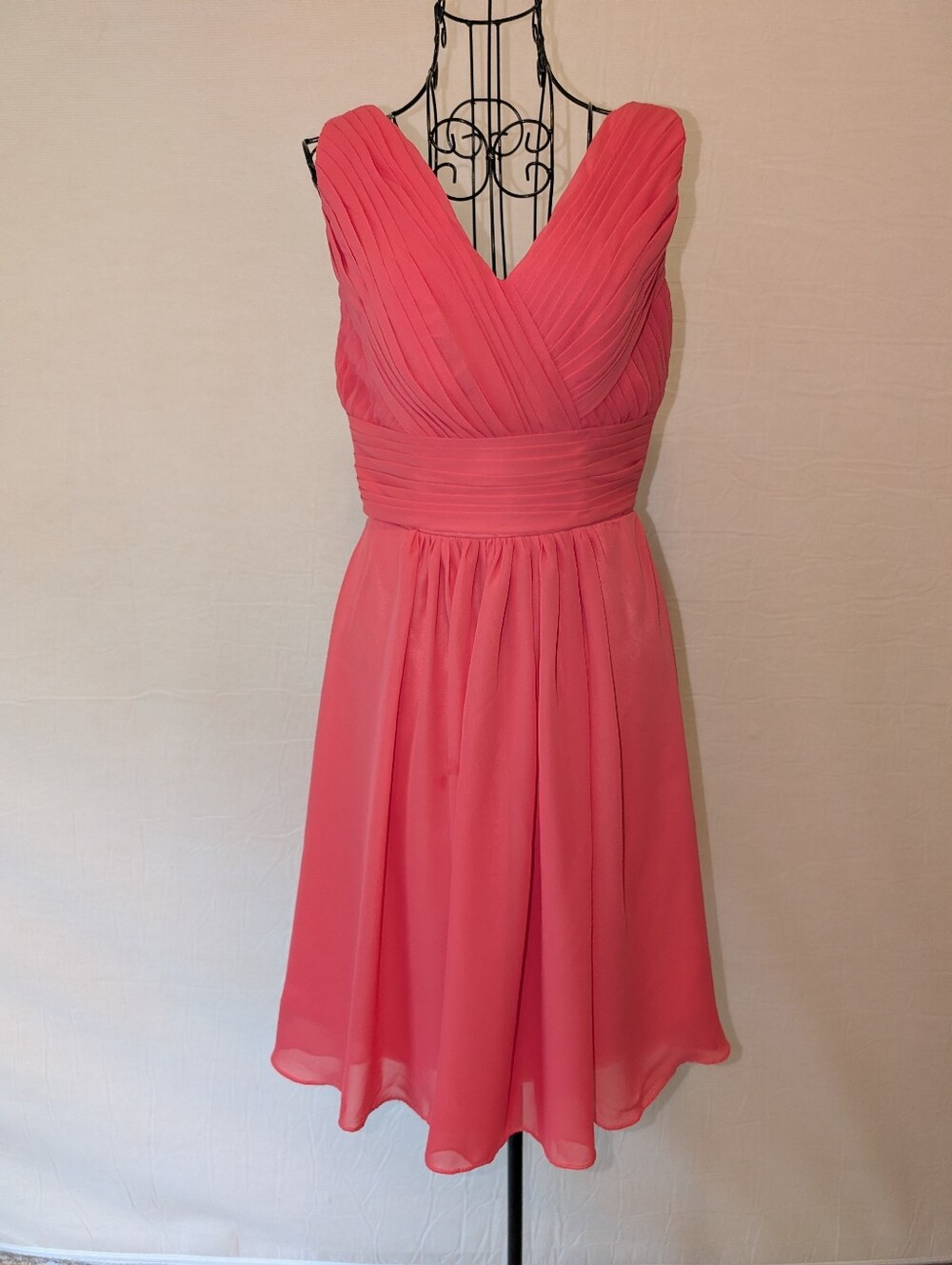 Bright Salmon Dress